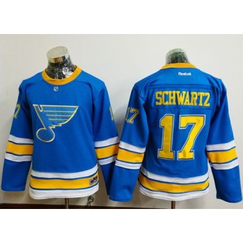 Blues #17 Jaden Schwartz Light Blue 2017 Winter Classic Women's Stitched NHL Jersey Blues #17 Jaden Schwartz Light Blue 2017 Winter Classic Women's Stitched NHL Jersey