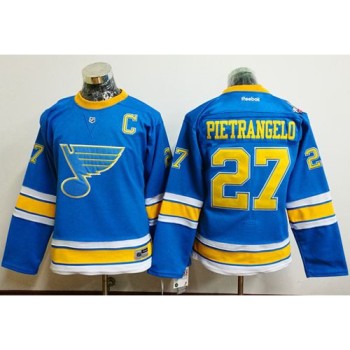 Blues #27 Alex Pietrangelo Light Blue 2017 Winter Classic Women's Stitched NHL Jersey Blues #27 Alex Pietrangelo Light Blue 2017 Winter Classic Women's Stitched NHL Jersey