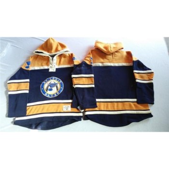 Blues Blank Navy Blue/Gold Sawyer Hooded Sweatshirt Stitched NHL Jersey Blues Blank Navy Blue/Gold Sawyer Hooded Sweatshirt Stitched NHL Jersey