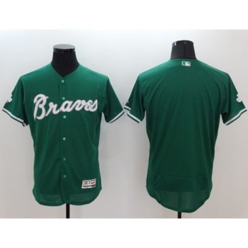 Braves Blank Green Celtic Flexbase Authentic Collection Stitched MLB Jersey Braves Blank Green Celtic Flexbase Authentic Collection Stitched MLB Jersey