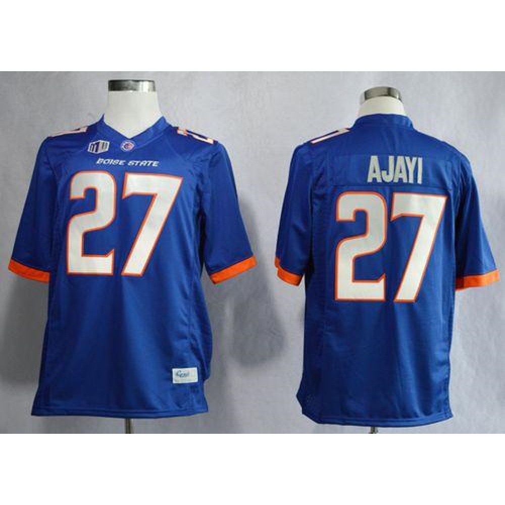 Broncos #27 Jay Ajayi Blue Stitched NCAA Jersey