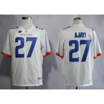 Broncos #27 Jay Ajayi White Stitched NCAA Jersey Broncos #27 Jay Ajayi White Stitched NCAA Jersey