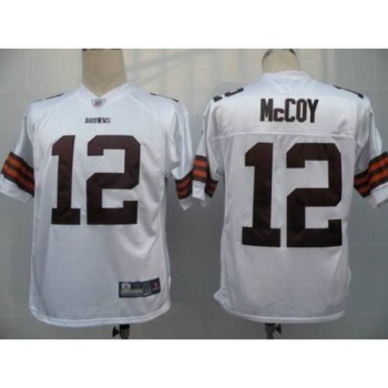 Browns #12 Colt McCoy White Stitched Youth NFL Jersey Browns #12 Colt McCoy White Stitched Youth NFL Jersey