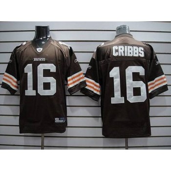 Browns #16 Joshua Cribbs Brown Stitched Youth NFL Jersey Browns #16 Joshua Cribbs Brown Stitched Youth NFL Jersey