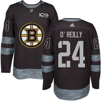 Bruins #24 Terry O'Reilly Black 1917-2017 100th Anniversary Stitched NHL Jersey Bruins #24 Terry O'Reilly Black 1917-2017 100th Anniversary Stitched NHL Jersey