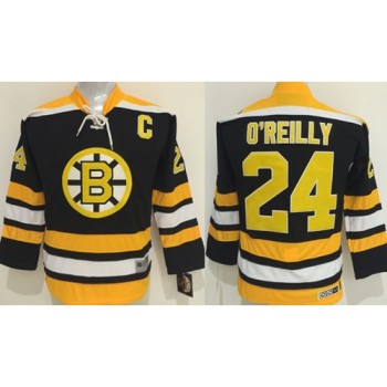 Bruins #24 Terry O'Reilly Black CCM Youth Stitched NHL Jersey Bruins #24 Terry O'Reilly Black CCM Youth Stitched NHL Jersey
