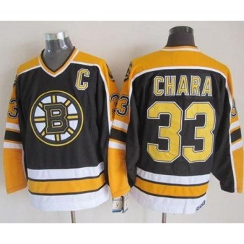 Bruins #33 Zdeno Chara Black CCM Throwback New Stitched NHL Jersey Bruins #33 Zdeno Chara Black CCM Throwback New Stitched NHL Jersey