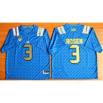 Bruins #3 Josh Rosen Blue PAC-12 Patch Stitched NCAA Jersey Bruins #3 Josh Rosen Blue PAC-12 Patch Stitched NCAA Jersey