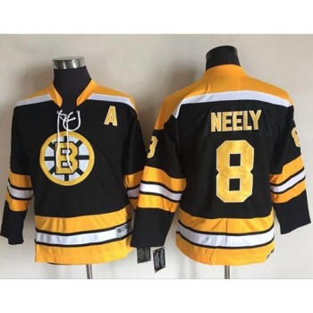 Bruins #8 Cam Neely Black CCM Youth Stitched NHL Jersey Bruins #8 Cam Neely Black CCM Youth Stitched NHL Jersey