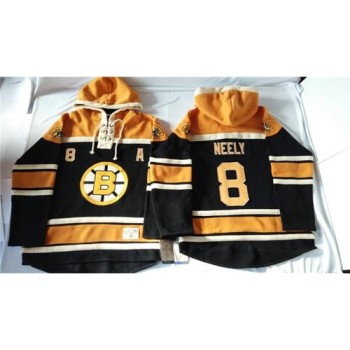 Bruins #8 Cam Neely Black Sawyer Hooded Sweatshirt Stitched NHL Jersey Bruins #8 Cam Neely Black Sawyer Hooded Sweatshirt Stitched NHL Jersey