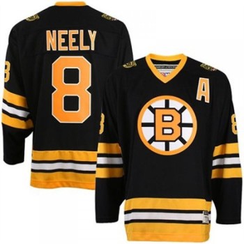 Bruins #8 Cam Neely Stitched Black NHL Jersey Bruins #8 Cam Neely Stitched Black NHL Jersey