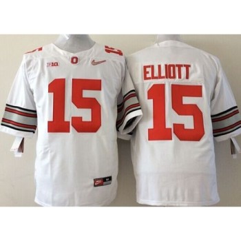 Buckeyes #15 Ezekiel Elliott White Stitched Youth NCAA Jersey Buckeyes #15 Ezekiel Elliott White Stitched Youth NCAA Jersey