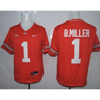 Buckeyes #1 Braxton Miller Red Limited Stitched NCAA Jersey Buckeyes #1 Braxton Miller Red Limited Stitched NCAA Jersey