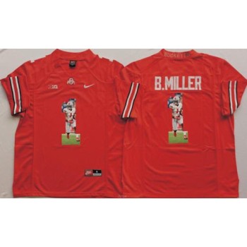Buckeyes #1 Braxton Miller Red Player Fashion Stitched NCAA Jersey Buckeyes #1 Braxton Miller Red Player Fashion Stitched NCAA Jersey