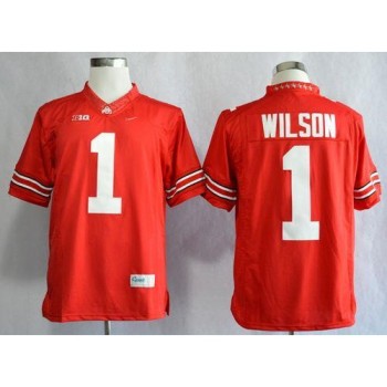 Buckeyes #1 Dontre Wilson Red Limited Stitched NCAA Jersey