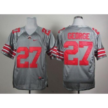 Buckeyes #27 Eddie George Grey Stitched NCAA Jersey Buckeyes #27 Eddie George Grey Stitched NCAA Jersey