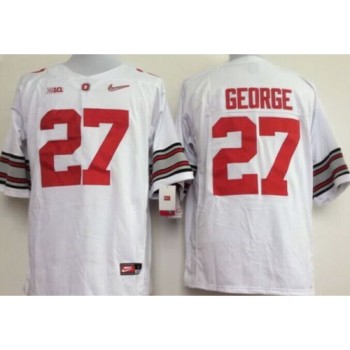 Buckeyes #27 Eddie George White Stitched NCAA Jersey Buckeyes #27 Eddie George White Stitched NCAA Jersey
