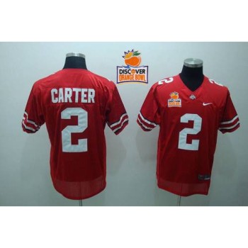 Buckeyes #2 Cris Carter Red 2014 Discover Orange Bowl Patch Stitched NCAA Jersey Buckeyes #2 Cris Carter Red 2014 Discover Orange Bowl Patch Stitched NCAA Jersey
