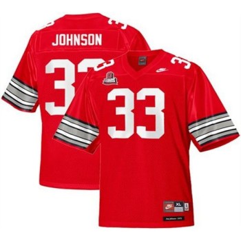 Buckeyes #33 Pete Johnson Red Legends of the Scarlet & Gray Throwback Stitched NCAA Jersey Buckeyes #33 Pete Johnson Red Legends of the Scarlet & Gray Throwback Stitched NCAA Jersey