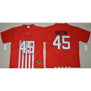 Buckeyes #45 Archie Griffin Red Alternate Elite Stitched NCAA Jersey Buckeyes #45 Archie Griffin Red Alternate Elite Stitched NCAA Jersey