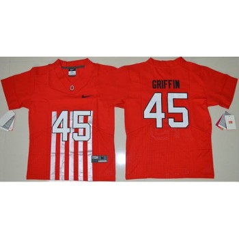Buckeyes #45 Archie Griffin Red Alternate Elite Stitched Youth NCAA Jersey Buckeyes #45 Archie Griffin Red Alternate Elite Stitched Youth NCAA Jersey
