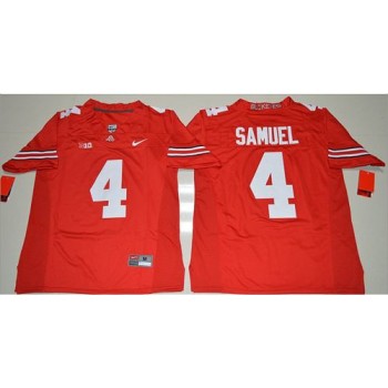 Buckeyes #4 Curtis Samuel Red Stitched NCAA Jersey Buckeyes #4 Curtis Samuel Red Stitched NCAA Jersey