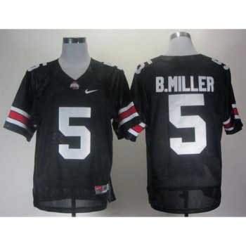 Buckeyes #5 Braxton Miller Black Stitched NCAA Jersey Buckeyes #5 Braxton Miller Black Stitched NCAA Jersey