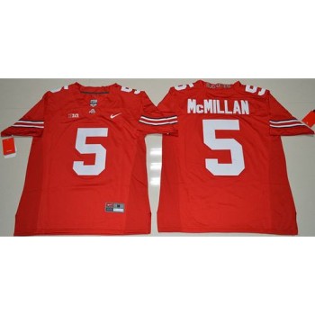 Buckeyes #5 Raekwon McMillan Red Stitched NCAA Jersey Buckeyes #5 Raekwon McMillan Red Stitched NCAA Jersey