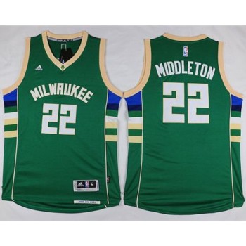 Bucks #22 Khris Middleton Green Stitched NBA Jersey Bucks #22 Khris Middleton Green Stitched NBA Jersey