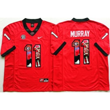 Bulldogs #11 Aaron Murray Red Player Fashion Stitched NCAA Jersey Bulldogs #11 Aaron Murray Red Player Fashion Stitched NCAA Jersey
