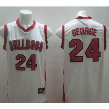 Bulldogs #24 Paul George White Basketball Stitched NCAA Jersey Bulldogs #24 Paul George White Basketball Stitched NCAA Jersey