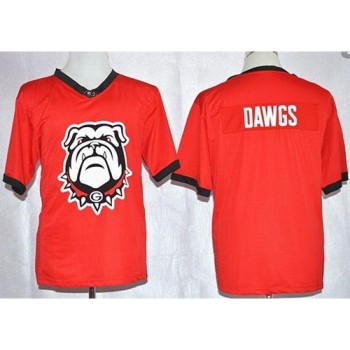 Bulldogs Dawgs Red Pride Fashion Stitched NCAA Jersey Bulldogs Dawgs Red Pride Fashion Stitched NCAA Jersey