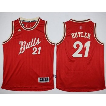 Bulls #21 Jimmy Butler Red 2015-2016 Christmas Day Stitched Youth NBA Jersey Bulls #21 Jimmy Butler Red 2015-2016 Christmas Day Stitched Youth NBA Jersey