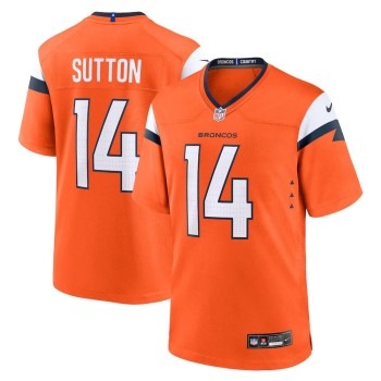 Men's Denver Broncos Courtland Sutton Orange Mile High Collection Game Jersey Men's Denver Broncos Courtland Sutton Orange Mile High Collection Game Jersey