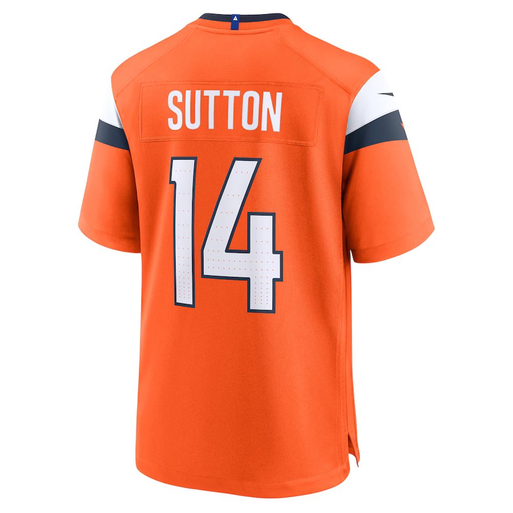 Men's Denver Broncos Courtland Sutton Orange Mile High Collection Game Jersey Men's Denver Broncos Courtland Sutton Orange Mile High Collection Game Jersey