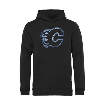 Calgary Flames Pond Hockey Pullover Hoodie Black Calgary Flames Pond Hockey Pullover Hoodie Black