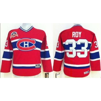 Canadiens #33 Patrick Roy Red CCM Throwback Stitched Youth NHL Jersey Canadiens #33 Patrick Roy Red CCM Throwback Stitched Youth NHL Jersey