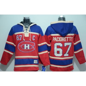 Canadiens #67 Max Pacioretty Red Sawyer Hooded Sweatshirt Stitched NHL Jersey Canadiens #67 Max Pacioretty Red Sawyer Hooded Sweatshirt Stitched NHL Jersey
