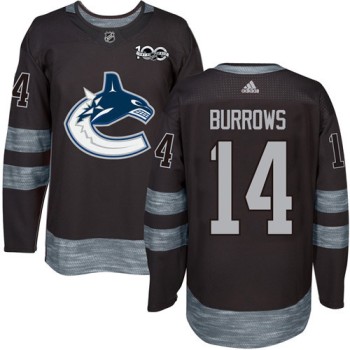 Canucks #14 Alex Burrows Black 1917-2017 100th Anniversary Stitched NHL Jersey Canucks #14 Alex Burrows Black 1917-2017 100th Anniversary Stitched NHL Jersey
