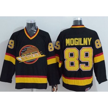 Canucks #89 Alexander Mogilny Stitched Black CCM Throwback NHL Jersey Canucks #89 Alexander Mogilny Stitched Black CCM Throwback NHL Jersey