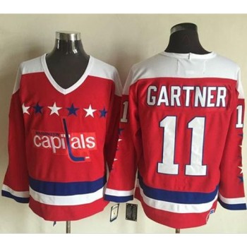 Capitals #11 Mike Gartner Red Alternate CCM Throwback Stitched NHL Jersey Capitals #11 Mike Gartner Red Alternate CCM Throwback Stitched NHL Jersey