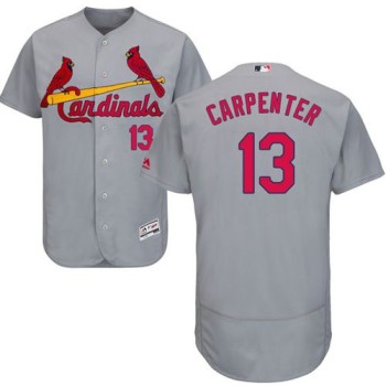 Cardinals #13 Matt Carpenter Grey Flexbase Authentic Collection Stitched MLB Jersey Cardinals #13 Matt Carpenter Grey Flexbase Authentic Collection Stitched MLB Jersey