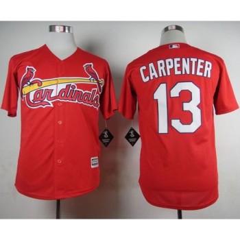 Cardinals #13 Matt Carpenter Red Cool Base Stitched MLB Jersey Cardinals #13 Matt Carpenter Red Cool Base Stitched MLB Jersey