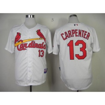 Cardinals #13 Matt Carpenter White Cool Base Stitched MLB Jersey Cardinals #13 Matt Carpenter White Cool Base Stitched MLB Jersey