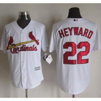 Cardinals #22 Jason Heyward White New Cool Base Stitched MLB Jersey Cardinals #22 Jason Heyward White New Cool Base Stitched MLB Jersey