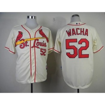 Cardinals #52 Michael Wacha Cream Cool Base Stitched MLB Jersey Cardinals #52 Michael Wacha Cream Cool Base Stitched MLB Jersey