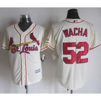 Cardinals #52 Michael Wacha Cream New Cool Base Stitched MLB Jersey Cardinals #52 Michael Wacha Cream New Cool Base Stitched MLB Jersey