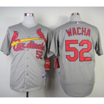 Cardinals #52 Michael Wacha Grey Cool Base Stitched MLB Jersey Cardinals #52 Michael Wacha Grey Cool Base Stitched MLB Jersey