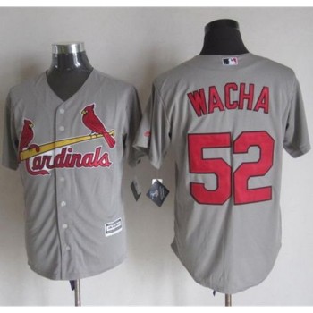 Cardinals #52 Michael Wacha Grey New Cool Base Stitched MLB Jersey Cardinals #52 Michael Wacha Grey New Cool Base Stitched MLB Jersey