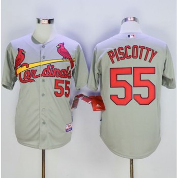Cardinals #55 Stephen Piscotty Grey Cool Base Stitched MLB Jersey Cardinals #55 Stephen Piscotty Grey Cool Base Stitched MLB Jersey